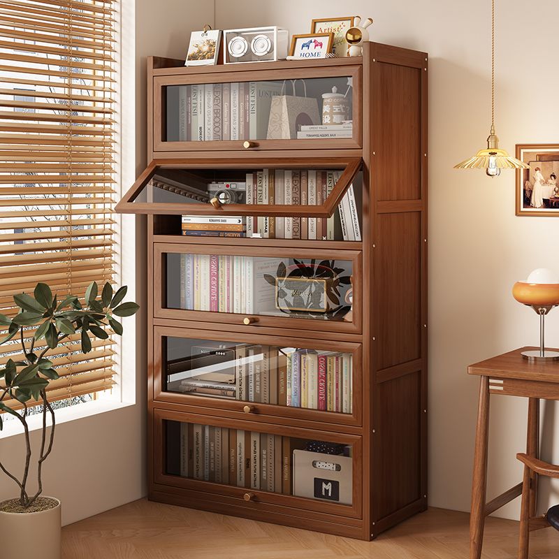 Bookshelf - Çok Amaçlı Bambu Kitaplık, Geniş Kapasiteli