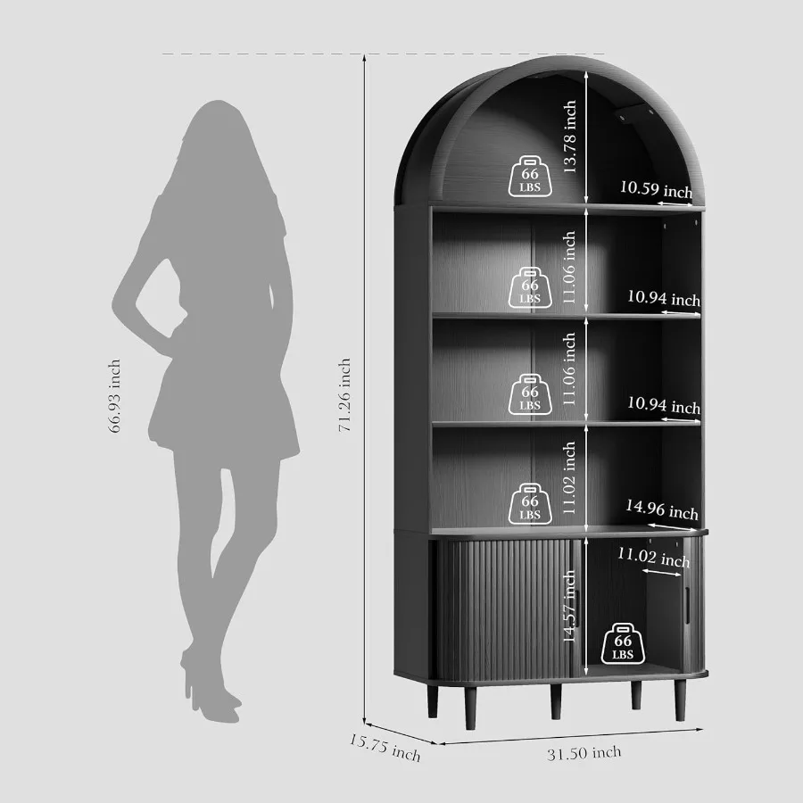 71 cm Yüksekliğinde, Kemerli T - Bookshelf incelemesi ve fiyatı