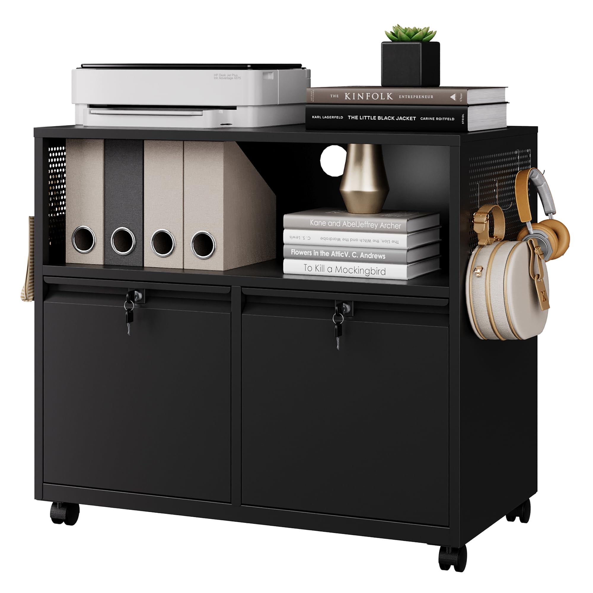 Kilitli, Çift Çekmeceli, Taşın - Printer Stand incelemesi ve fiyatı