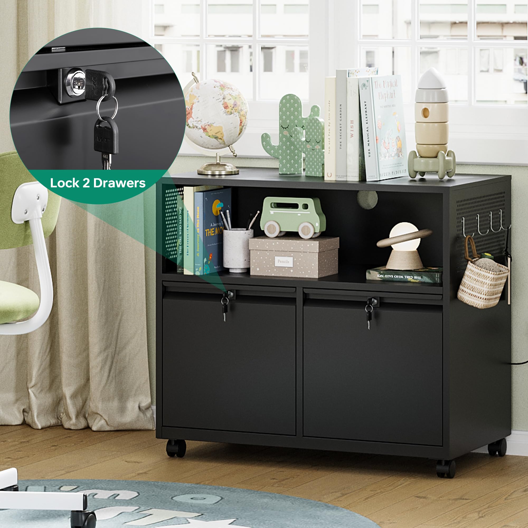 Kilitli, Çift Çekmeceli, Taşın - Printer Stand incelemesi ve fiyatı