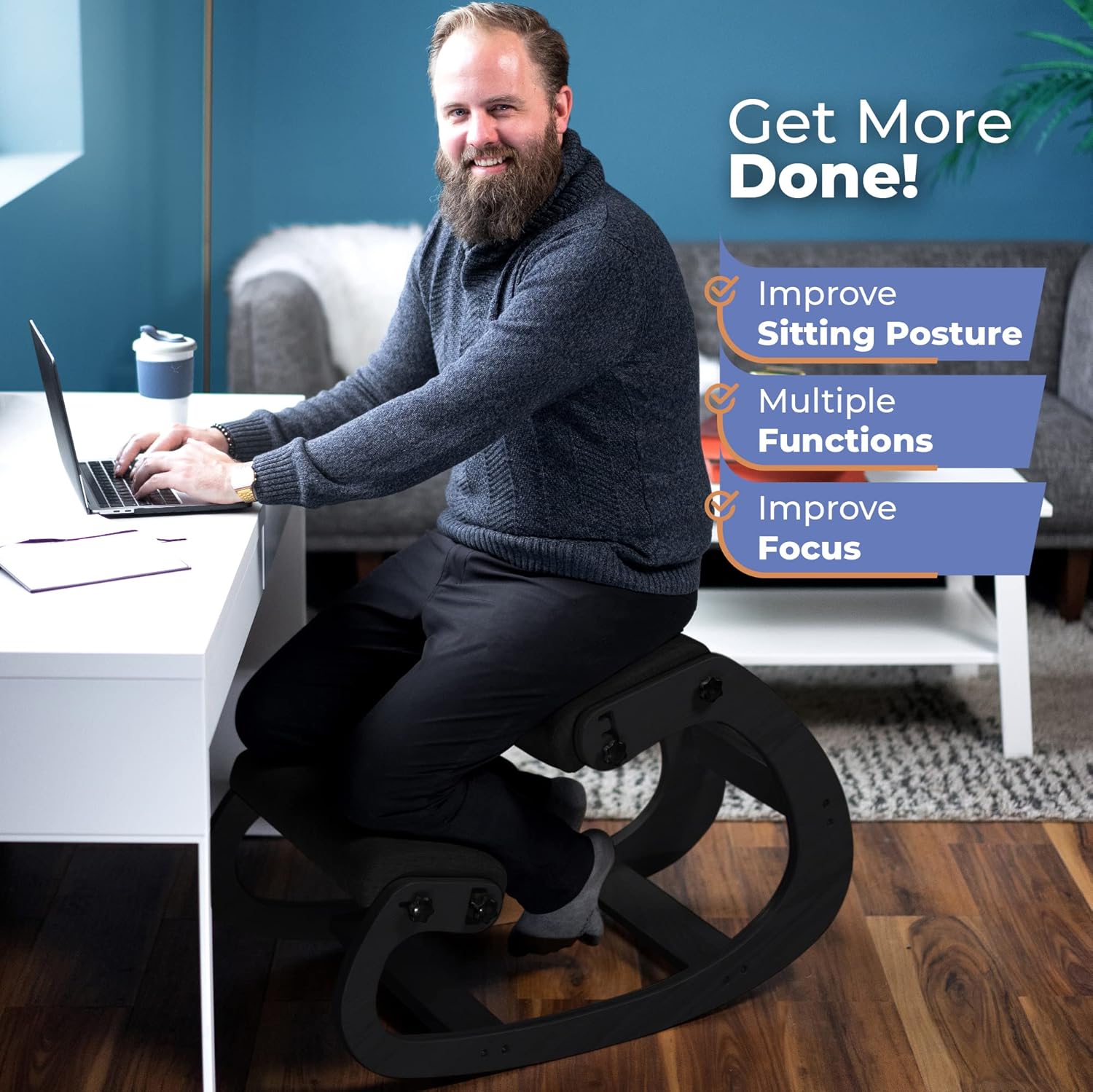 Ergonomik Ahşap Diz Çökme Kolt - Office Chair incelemesi ve fiyatı
